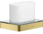 hansgrohe Zahnglas Axor universal Glas, Wandmontage, brushed brass