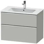 Duravit Waschtischunterschrank D-Neo 81x46,2cm, chr/Bet m, 1 Schubk., 1 Ausz.