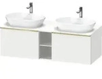 Duravit Waschtischunterschrank D-Neo 140x55cm, 2 A, 1 Pl, B bs, g pol/wei&szlig; ma