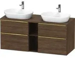 Duravit Waschtischunterschrank D-Neo 140x55cm, 2 SBK, 2 A, B bs, g pol/Nu d
