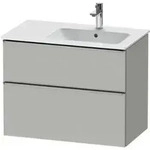 Duravit Waschtischunterschrank D-Neo 81x46,2cm, 1 Kast, B re, ES geb/grau ma