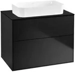 V&B Waschtischunterschrank Finion 80x60,3x50,1mm, Gl. bla m, bla m lacquer