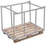 VARIOfit Palettenaufsatz Typ 75 verzinkt 1.200 x 800 mm Nutzh&ouml;he 955 mm