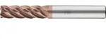 PFERD TOOLS VHM-Fr&auml;ser &Oslash;25mm, 5 Schneiden, mit Spanteiler, 3xDC, Radius 1mm,...