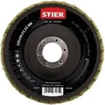 STIER Vlies F&auml;cherschleifscheiben 125 x 18 x 22,23 mm grob
