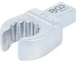 BGS Einsteck-Ringschl&uuml;ssel 6904-14, offen, 14 mm, Aufnahme 9 x 12 mm