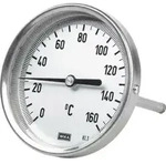 Riegler Bimetallthermometer, G 1/2 hinten, L=100, &Oslash;100, 0 &deg;C bis 160 &deg;C
