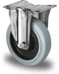 CASCOO Bockrolle &oslash; 160 mm Serie R4E2 Rollenlager Edelstahl