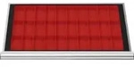 STIER Schubladeneinteilung Kleinteilek&auml;sten BLH 100 mm Innenma&szlig; 800x450 mm 30...