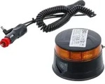 BGS Akku-Rundumkennleuchte, gelb, mit Magnet, 12 V / 24 V, &Oslash; 130 mm