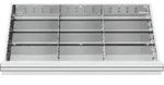 STIER Schubladeneinteilung Metalleinteilung BLH 75 mm Innenma&szlig; 800x450 mm 12...