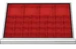 STIER Schubladeneinteilung Kleinteilek&auml;sten BLH 100 mm Innenma&szlig; 600x450 mm 32...