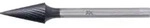 PFERD Fr&auml;sstift SKM 0613/3 Z5 HC-FEP Hartmetallbeschichtet