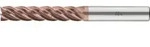PFERD TOOLS VHM-Fr&auml;ser &Oslash;10mm, 5 Schneiden, mit Spanteiler, 5xDC, Radius 0,5mm,
