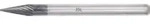 PFERD Schleifstift SKM 0307/3 Z5 HC-FEP Hartmetall