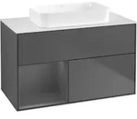 V&B Waschtischunterschrank Finion 100x60,3 cm, Rg l Anthrac. m, Anthrac. m