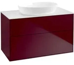 V&B Waschtischunterschrank Finion 100x60,3cm, Abd.-Pl. wh. m, Peony Matt