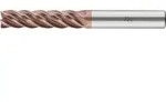 PFERD TOOLS VHM-Fr&auml;ser &Oslash;10mm, 5 Schneiden, mit Spanteiler, 4xDC, Radius 0,5mm,