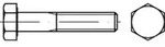 DIN 931/ISO 4014 Sechskant-Schaftschraube M20x65 Stahl 12.9 blank
