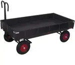 Cordes Handpritschenwagen mit Bordwand RAL 7016