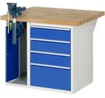 Rau Werkbank 7510A2, B1000xT900xH890mm, 4x Schublade-TA, 1x SSKL