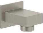 V&B Wandanschlussbogen Universal Showers eckig, Wandmontage, brushed nickel black