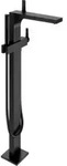 Keuco Wannen-Einhebelmischer Edition 11 bodensteh., Ausl. 291mm, schwarz matt