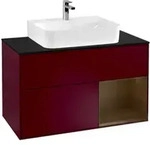 V&B Waschtischunterschrank Finion 100, Pl bla m, Reg re wal ven, Peo m