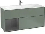 V&B Waschtischunterschrank Finion 119,6x59,1cm, Rg l A m, Oli. m Lac