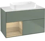 V&B Waschtischunterschrank Finion 100x60,3 cm, Reg li Oa ven, Oli. m Lac
