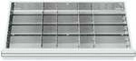 STIER Schubladeneinteilung Metalleinteilung BLH 150/175 mm Innenma&szlig; 800x450 mm...