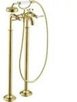 hansgrohe Fertigmontageset Axor Montreux Zwei-Griff-Sp&uuml;ltischarmatur, boden, m HG,