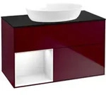 V&B Waschtischunterschrank Finion 100, Pl bla m, Reg glo wh. Lac, Peo m