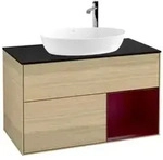 V&B Waschtischunterschrank Finion 100, Pl bla m, Reg Peo m Lac, Oa ven
