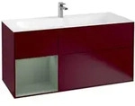 V&B Waschtischunterschrank Finion 119,6x59,1cm, Reg li Oli. m Lac, Peo m