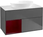 V&B Waschtischunterschrank Finion 100, Pl wh. m, Reg Peo m Lac, Anthrac. m