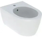 Geberit Wand-Bidet iCon geschl. F., mit &Uuml;berlauf, wei&szlig; KeraTect