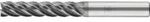 PFERD TOOLS VHM-Fr&auml;ser &Oslash;16mm, 5 Schneiden, mit Spanteiler, 5xDC, Radius 1mm,...