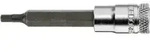 Gedore Schraubendrehereinsatz Bit Innensechskant, lang, SW 8 mm, 1/4" 6,3 mm,