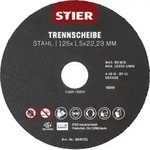 STIER Trennscheiben Stahl 125 x 1,5 x 22,23 Form 41 gerade