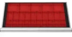 STIER Schubladeneinteilung Kleinteilek&auml;sten BLH 100 mm Innenma&szlig; 800x450 mm 5...