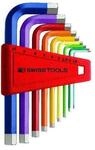 PB Swiss Tools RainBow Winkelschraubendreher- Satz im Kunststoffhalter 9-teilig