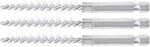 BGS Nylonb&uuml;rste 9 mm Antrieb Au&szlig;ensechskant 6,3 mm (1/4 Zoll) 3 teilig