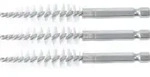BGS Nylonb&uuml;rste 13 mm Antrieb Au&szlig;ensechskant 6,3 mm (1/4 Zoll) 3 teilig