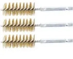 BGS Messingb&uuml;rste 19 mm Antrieb Au&szlig;ensechskant 6,3 mm (1/4 Zoll) 3 teilig