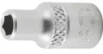 BGS Steckschl&uuml;ssel-Einsatz Sechskant 10651, Antrieb Innenvierkant 6,3 mm...