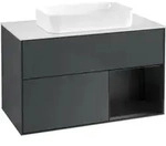 V&B Waschtischunterschrank Finion 100x60,3 cm, Rg r b m Lac, md bl. m Lac