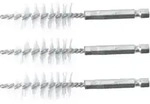 BGS Nylonb&uuml;rste 19 mm Antrieb Au&szlig;ensechskant 6,3 mm (1/4 Zoll) 3 teilig