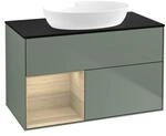 V&B Waschtischunterschrank Finion 100, Pl bla m, Reg Oa ven, Oli. m Lac
