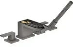 hansgrohe Fertigset Axor MyEdition 4-L-BW-Rand-Arm., o. Pl., brush. bla vc